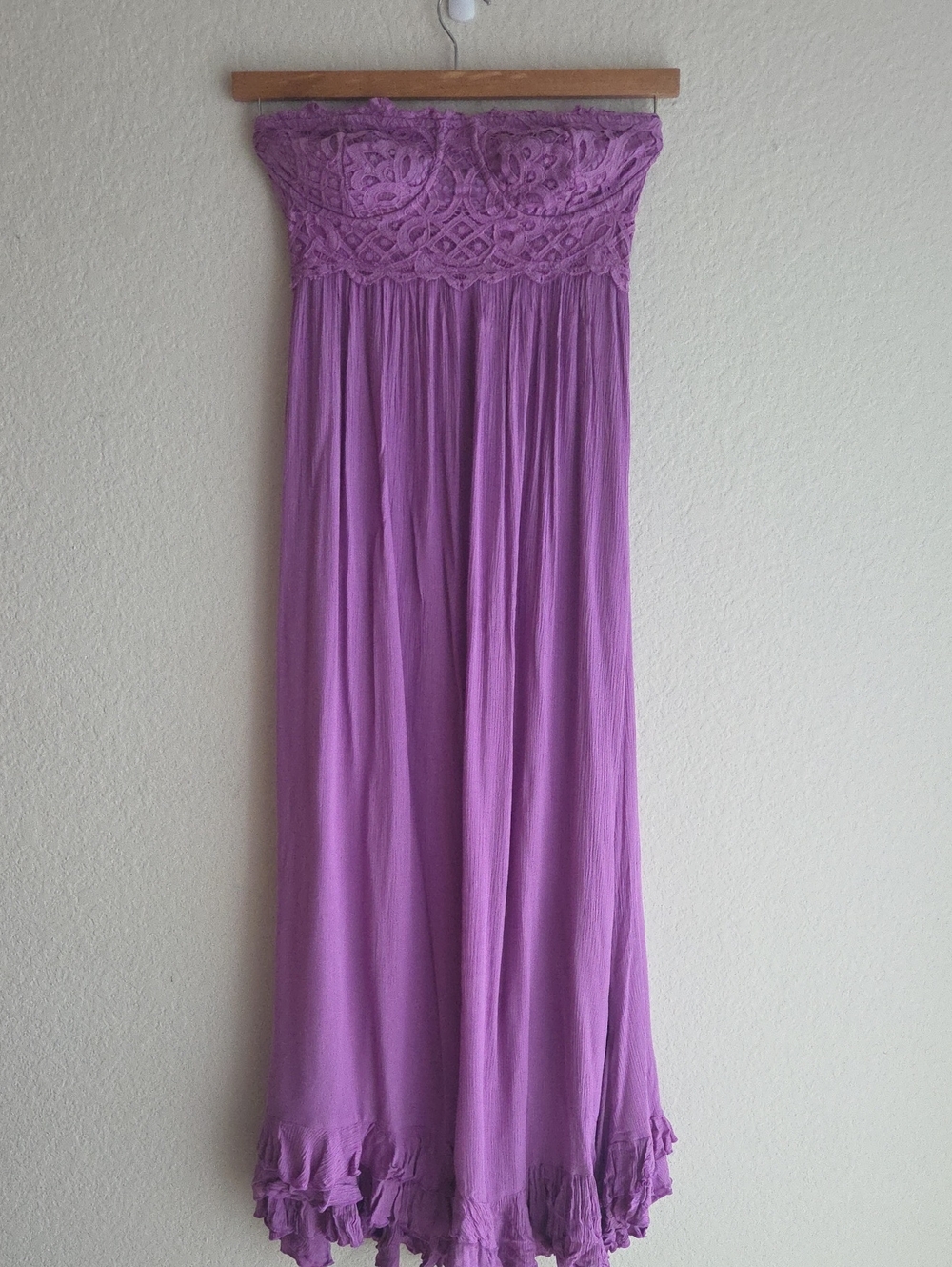 Free People Adella Corset Maxi Dress- Beauty Berry